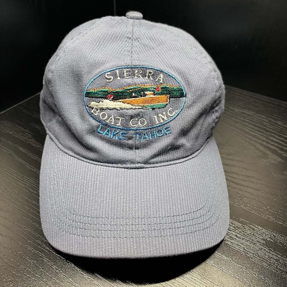 Desert Wash Sierra Boat Co Inc Lake Tahoe Embroidered Hat One Size